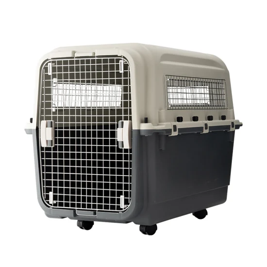 Boîte de transport de chat portable de transport aérien de transport de chien de compagnie approuvée par l'Iata